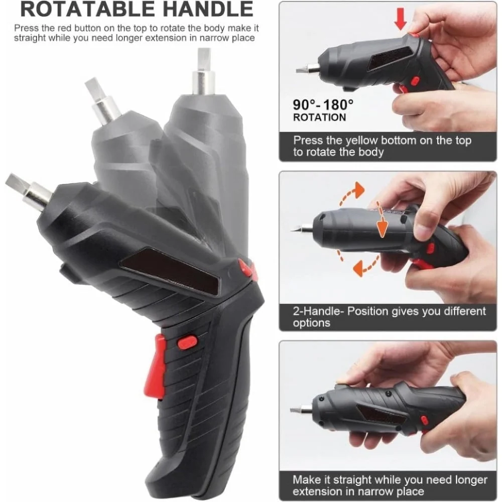 Cordless Drill Power Drill Electric Screwdriver Ergonomic Design - Image 7